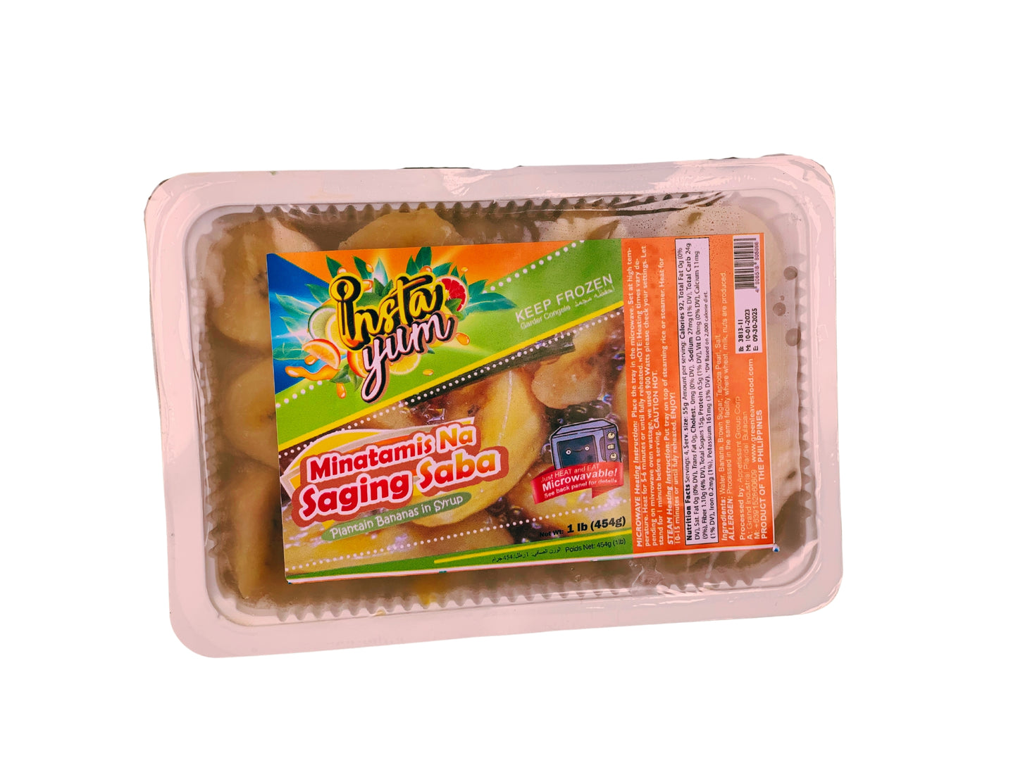 Instayum Frozen Minatamis na Saging (Banana in Caramel Syrup)