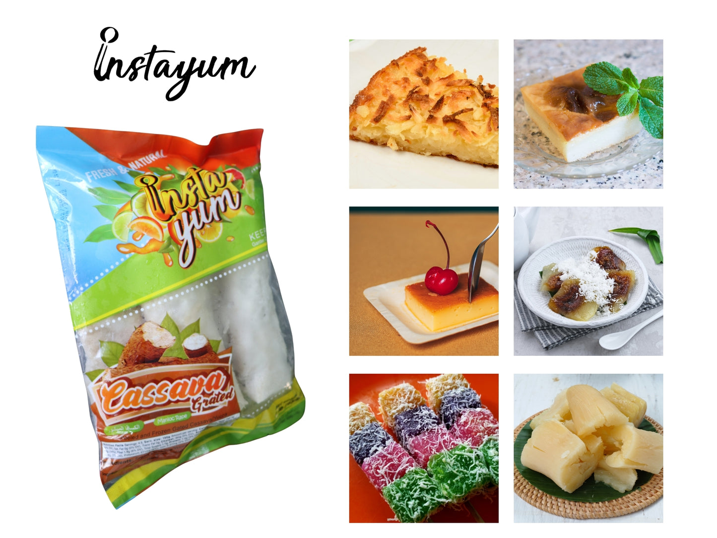 Instayum Frozen Whole Cassava or Kamoteng Kahoy