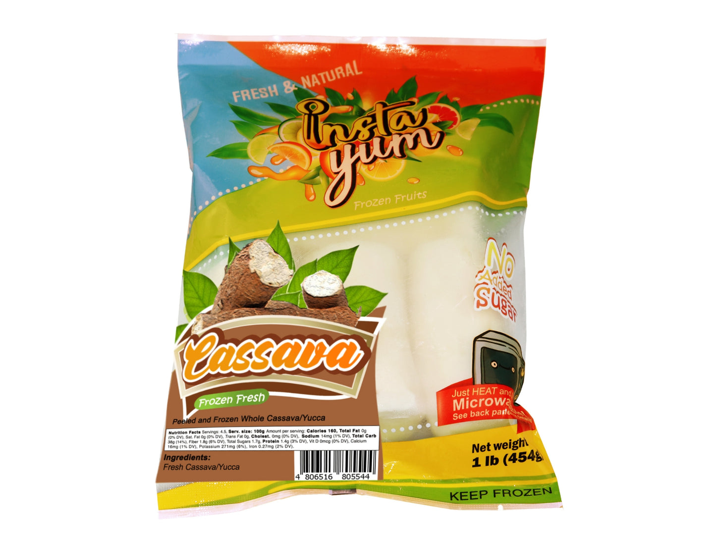 Instayum Frozen Whole Cassava or Kamoteng Kahoy