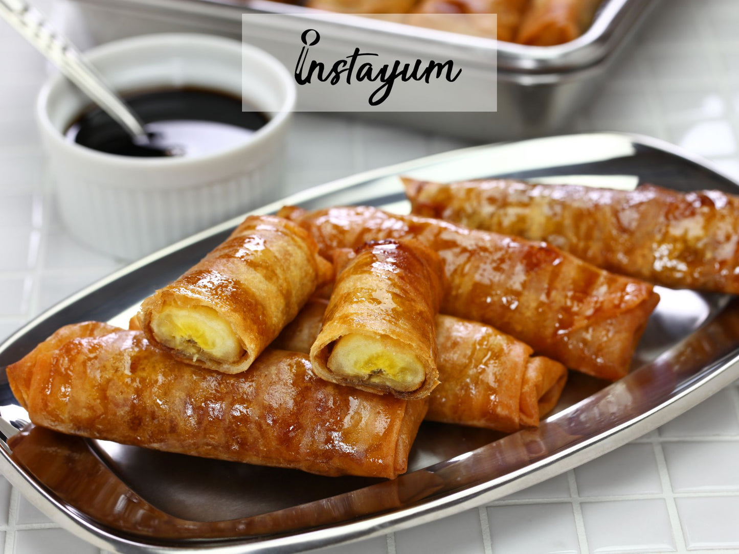 Instayum Frozen Turon Saba Banana and Purple Yam Spring Roll