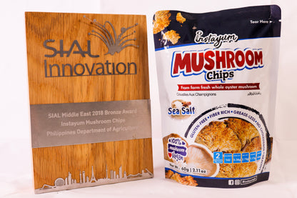Instayum Vegan Mushroom Chips Cheese Flavor