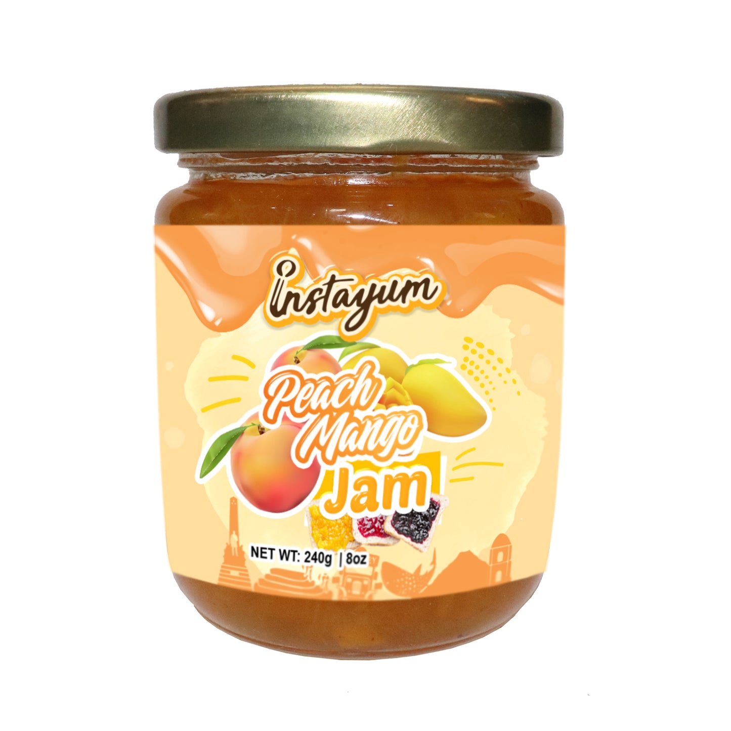Instayum Peach Mango Jam 230g